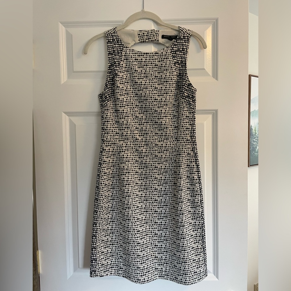 Banana Republic black & white dress